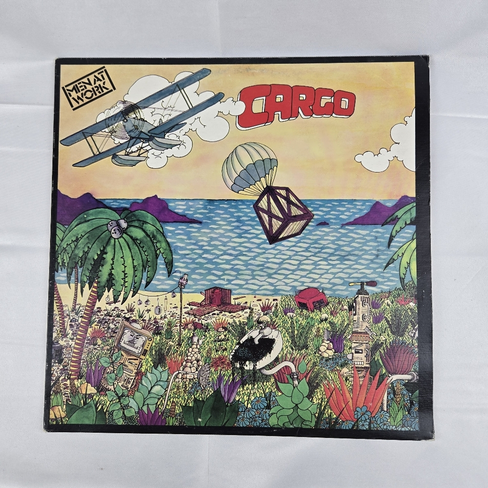 Vtg Men At Work Cargo Vinyl LP  1983 Columbia Records AL 38660 VG+ Vintage